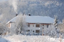 karmeličanski samostan Sora v zimi
